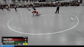 114 lbs Cons. Round 6 - Colton Shaffer, Moyer Elite Wrestling vs Tyler Yancey, Spartan Mat Club