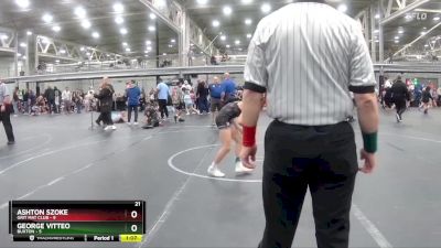 88 lbs Placement (4 Team) - George Vitteo, Buxton vs Ashton Szoke, Grit Mat Club