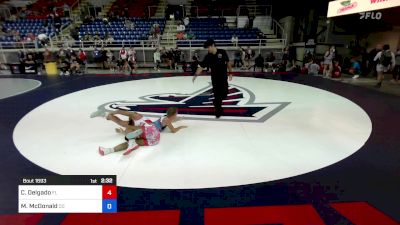 110 lbs Cons 64 #2 - Camilla Delgado, FL vs Morgan McDonald, CO