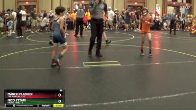 70 lbs Quarterfinals (8 Team) - Nico Ettari, Shore Thing vs Marco Plasner, The Hunt WC