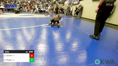 52 lbs Consi Of 16 #2 - Crew Smith, Hinton Takedown Club vs Kellen Rupp, Perry Wrestling Academy