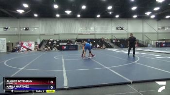 180 lbs Placement Matches (16 Team) - August Rottmann, Illinois vs Karla Martinez, Kansas