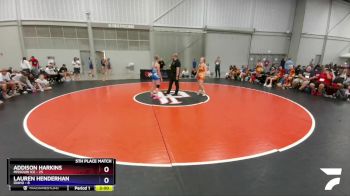 127 lbs Placement Matches (16 Team) - Addison Harkins, Missouri Ice vs Lauren Henderhan, Idaho