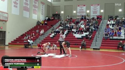 121 lbs Round 2 - Preston Armstrong, Hewitt Trussville Middle School vs Andrew Murphree, Corner