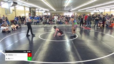 171 lbs Quarterfinal - Wesley Weller, Eynon vs Alaa Aly, Paxtang