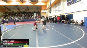 138 lbs Cons. Round 5 - Mack Olsson, Arizona Lutheran HS vs Antonio James, Shiprock