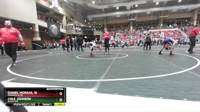 76 lbs Quarterfinal - Cole Johnson, Black Fox vs Daniel Morgas, Iii, Maverick Elite