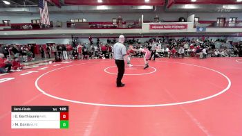 195 lbs Semifinal - Greg Berthiaume, North Attleborough vs Matthew Donis, Milford