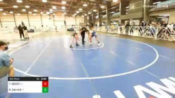 152 lbs 5th Place - Tyler SECOY, GA vs Ryan Garvick, PA