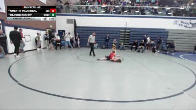 71 lbs Champ. Round 2 - Quentin Villarreal, Sublime Wrestling Academy vs Carson Bushey, Mountain Man Wrestling Club