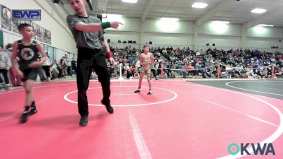 73 lbs Rr Rnd 1 - Zayn Vinson, Vian Wrestling Club vs Ryder Fleming, Roland Youth League Wrestling