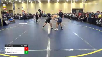 200 lbs Semifinal - Caleb Tyler, Commonwealth Charter Acad. vs Deakon Valentine, Southern Tioga