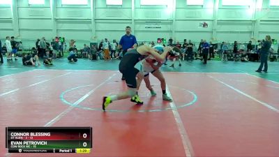 144 lbs Round 6 (10 Team) - Connor Blessing, GT Alien - 2 vs Evan Petrovich, Cow Rock WC