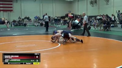 133 lbs Cons. Round 5 - Joey Langeman, Trine vs David Gelman, Heidelberg