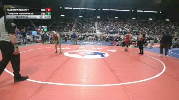 4A-157 lbs Semifinal - Joseph Humphreys, Kelly Walsh vs Mason Wagstaff, Evanston