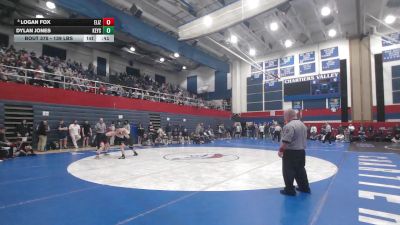 139 lbs 7th Place - Logan Fox, Elizabeth Forward vs Dylan Jones, Keystone Oaks