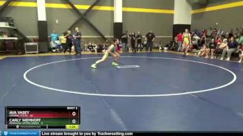 136 lbs Round 1 (4 Team) - Carly Wemhoff, Nebraska Vipers Green vs Ava Vasey, Chasing Titles