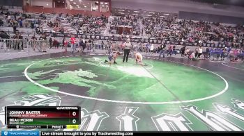 84 lbs Quarterfinal - Johnny Baxter, Punisher Wrestling Company vs Beau Morin, Billings WC