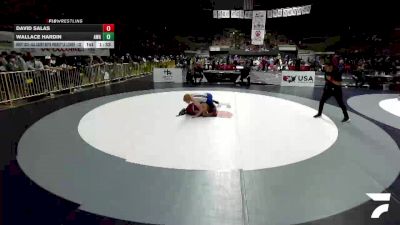 All Cadet Boys Freestyle Lower - 132 lbs Cons. Round 2 - David Salas vs Wallace Hardin, Apex Wrestling Academy