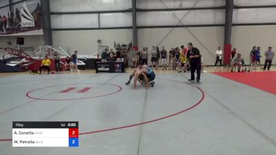 70 kg Consi Of 128 #2 - Anthony Conetta, Boone RTC vs Michael Petrella, Baldwin - Wallace