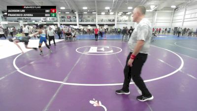 124 lbs 3rd Place - Jackson Lee, Smitty's Wrestling Barn vs Francisco Juvera, Doughboys WC