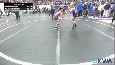 64 lbs Semifinal - Gabriel Franco, Norman Grappling Club vs Myles Huddleston, Chickasha Youth Wrestling