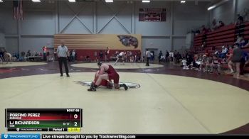 184 lbs Quarterfinal - Porfino Perez, Dubuque vs Lj Richardson, Coe