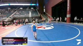 67 lbs Semifinal - Cayson Gurney, Torrington Wrestling Club vs Jonah Reynolds, Windy City Wrestlers