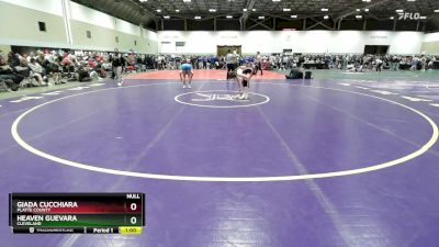 135 lbs Cons. Round 6 - Heaven Guevara, Cleveland vs Giada Cucchiara, Platte County