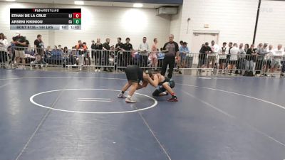 144 lbs Round Of 64 - Ethan De La Cruz, NJ vs Arseni Kikiniou, CA