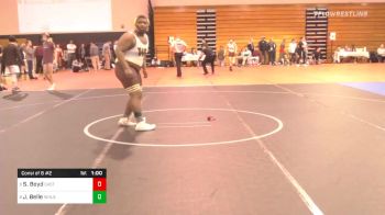 285 lbs Consolation - Shamir Boyd, Eastern Regional vs Jordan Belle, Watchung Hills