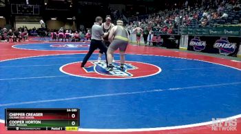 3A-285 lbs Champ. Round 1 - Chipper Creager, Calvary Day School vs Cooper Horton, Mary Persons