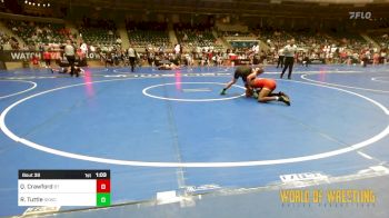 115 lbs Round Of 32 - Quincey Crawford, BullTrained vs Roman Tuttle, Salina Kids Wrestling Club