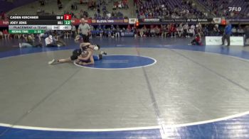 184 lbs Placement (4 Team) - RJ Samuels, Wisconsin-Whitewater vs Kody Marschner, Millikin