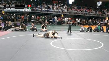 6A 125 lbs Semifinal - Lucy Clarno, Dripping Springs vs Kayla Dunn, Cypress Park