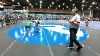 130 lbs Cons. Round 5 - Zara Zeidler, Casa Grande vs Emma Benedetti, Casa Grande