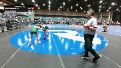 130 lbs Cons. Round 5 - Zara Zeidler, Casa Grande vs Emma Benedetti, Casa Grande