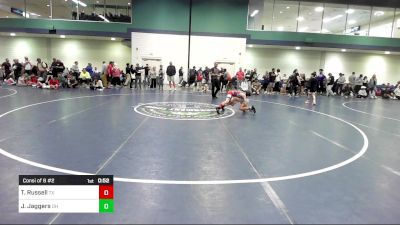 70 lbs Consi Of 8 #2 - Tate Russell, TX vs Jett Jaggers, OH