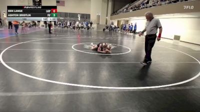 105 lbs Quarterfinals (8 Team) - Ben Lange, LARP vs Ashton Bristlin, Frazee