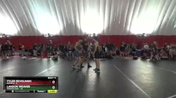 132 lbs Placement Matches (8 Team) - Tyler Revolinski, Buffalo vs Landon Weaver, Oswego East