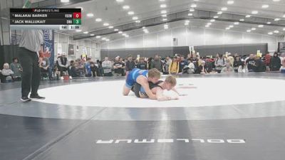 126 lbs Quarters - Jack Wallukait, Sebolt Wrestling Academy vs Malakai Barker, Victory School Of Wrestling