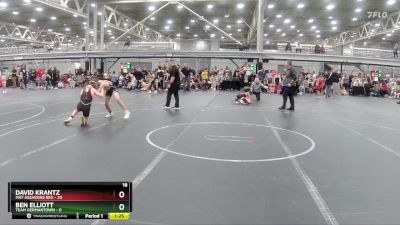 92 lbs Round 1 (4 Team) - David Krantz, Mat Assassins Red vs Ben Elliott, Team Germantown