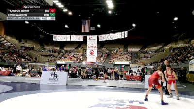 Junior Boys - 106 lbs Quarters - Landon Quirk, Beat The Streets - Los Angeles vs Kevin Warren, Will C Wood High School Wrestling