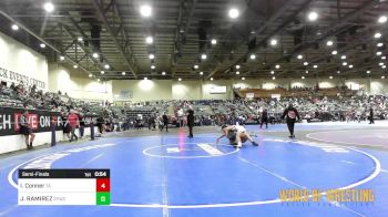 130 lbs Semifinal - Isaac Conner, Team Aggression vs JAYDEN RAMIREZ, Elite Force Wrestling Club