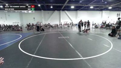 74 lbs Rr Rnd 3 - Isaac `the Hammer` Ortega, Desert Dogs WC vs Ben Myers, Shootbox WC