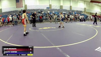 88 lbs Quarterfinal - Kevin Bisonaya, IL vs Dakota Harmer, MI