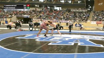 285 lbs Champ. Round 1 - Landon Bryant, Whitley County vs Liam Riordan, Oldham County