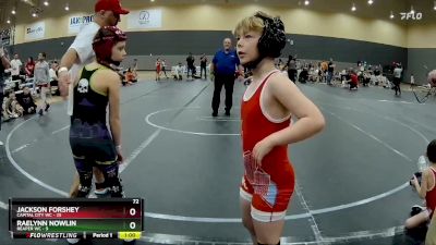 72 lbs Round 2 (10 Team) - Raelynn Nowlin, Reaper WC vs Jackson Forshey, Capital City WC