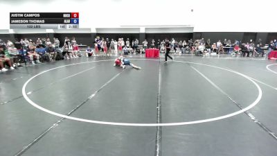 132 lbs Justin Campos, North Carolina vs Jameson Thomas, Team Alabama