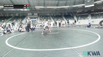 85 lbs Final - Jayden Ortiz, Coweta Tiger Wrestling vs Dash Durant, TTWC Blue